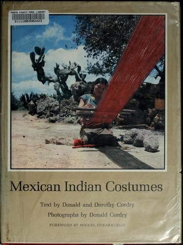 Tapa de Mexican Indian costumes