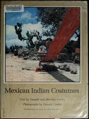Tapa de Mexican Indian costumes
