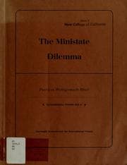 Tapa de The ministate dilemma