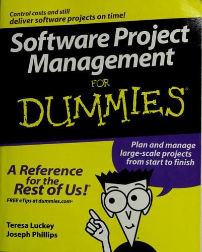 Tapa de Software project management for dummies
