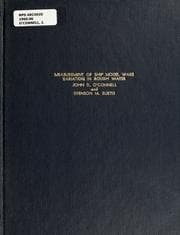 Tapa de Measurement of ship model wake variation in rough water