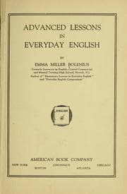 Tapa de Advanced lessons in everyday English