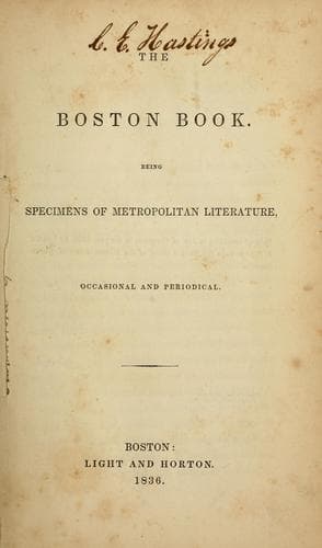 Tapa de The Boston book