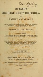 Tapa de Medicine chest directory, and family catalogue of drugs, chemicals, and medicinal compounds