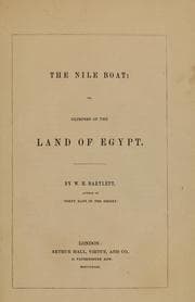 Tapa de The Nile boat, or, Glimpses of the land of Egypt