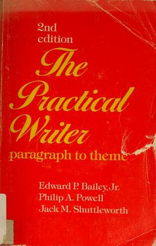Tapa de The practical writer