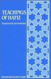 Tapa de Teachings of Hafiz