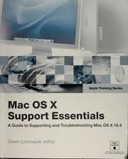 Tapa de Mac OS X support essentials