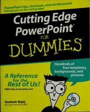 Tapa de Cutting edge PowerPoint for Dummies