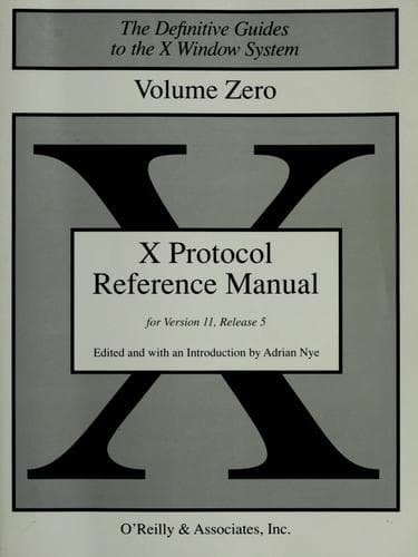Tapa de X Protocol Reference Manual
