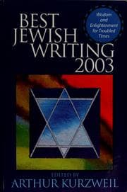 Tapa de Best Jewish writing 2003
