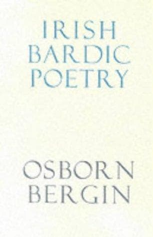 Tapa de Irish bardic poetry