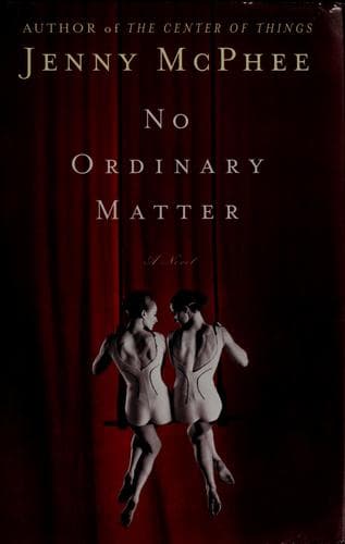 Tapa de No ordinary matter