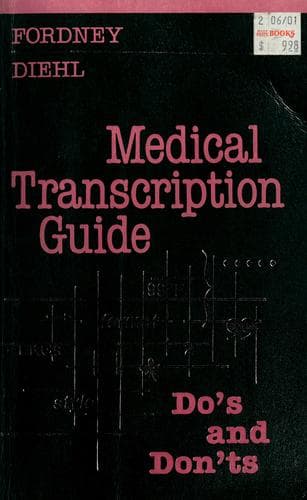 Tapa de Medical transcription guide