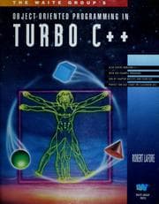 Tapa de The Waite Group's object-oriented programming in Turbo C plus plus