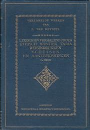 Tapa de Lyrisch en verhalend proza, ethiesch-mystische varia, reis-indrukken, schetsen en aanteekeningen
