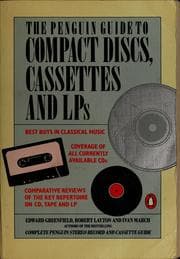 Tapa de The Penguin guide to compact discs, cassettes, and LPs
