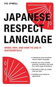 Tapa de Japanese respect language