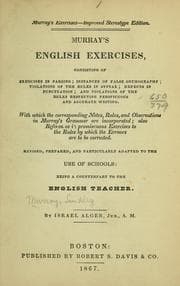 Tapa de Murray's English exercises ...