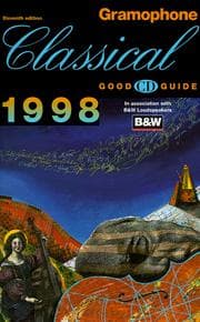 Tapa de Gramophone Classical Good Cd Guide 1998 (Classical Good CD and DVD Guide)