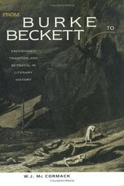 Tapa de From Burke to Beckett