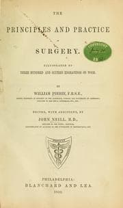 Tapa de The principles and practice of surgery ..
