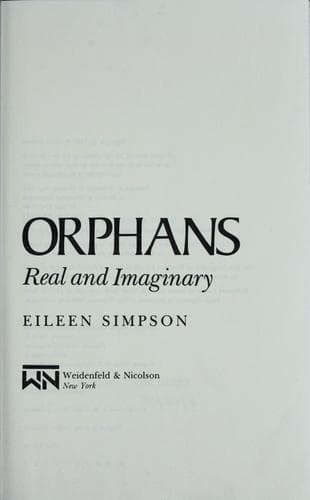 Tapa de Orphans