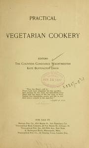Tapa de Practical vegetarian cookery