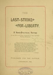 Tapa de The last strike for liberty