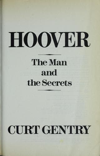 Tapa de J. Edgar Hoover