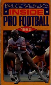 Tapa de Bruce Weber's Inside pro football, 1985