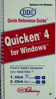 Tapa de Quicken 4 for Windows