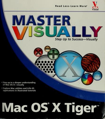 Tapa de Master visually Mac OS X Tiger