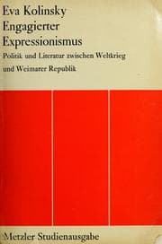 Tapa de Engagierter Expressionismus