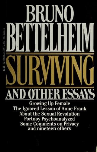 Tapa de Surviving, and other essays