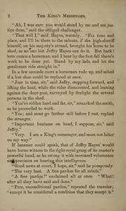 Tapa de The King's messenger