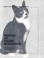 Tapa de Manual of feline behaviour