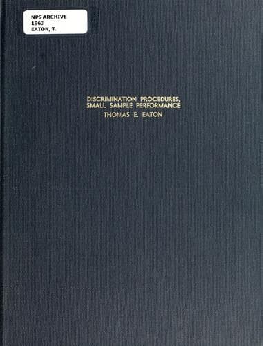 Tapa de Discrimination procedures, small sample performance