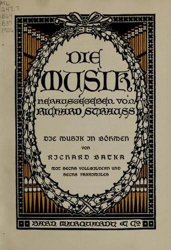 Tapa de Die Musik in Böhmen