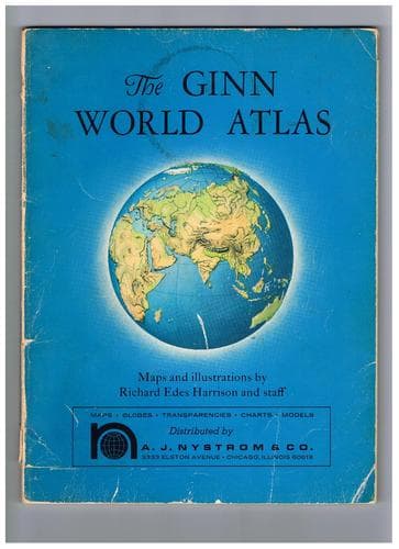 Tapa de The Ginn world atlas.
