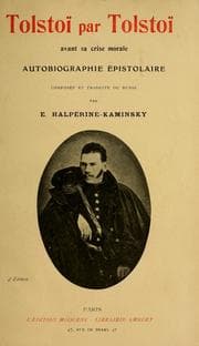 Tapa de Tolstoï par Tolstoï