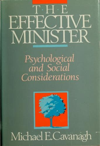 Tapa de The effective minister