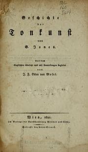 Tapa de Geschichte der Tonkunst