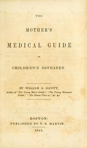 Tapa de The mother's medical guide in children's diseases