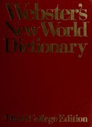 Tapa de Webster's New World dictionary of American English