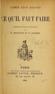 Tapa de Ce qu'il faut faire