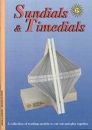 Tapa de Sundials and Timedials