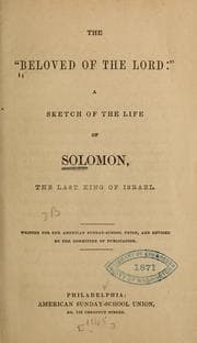 Tapa de The "Beloved of the Lord:"