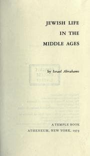 Tapa de Jewish life in the Middle Ages