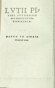 Tapa de Lutii Pisaei Iuvenalis Monachopornomachia